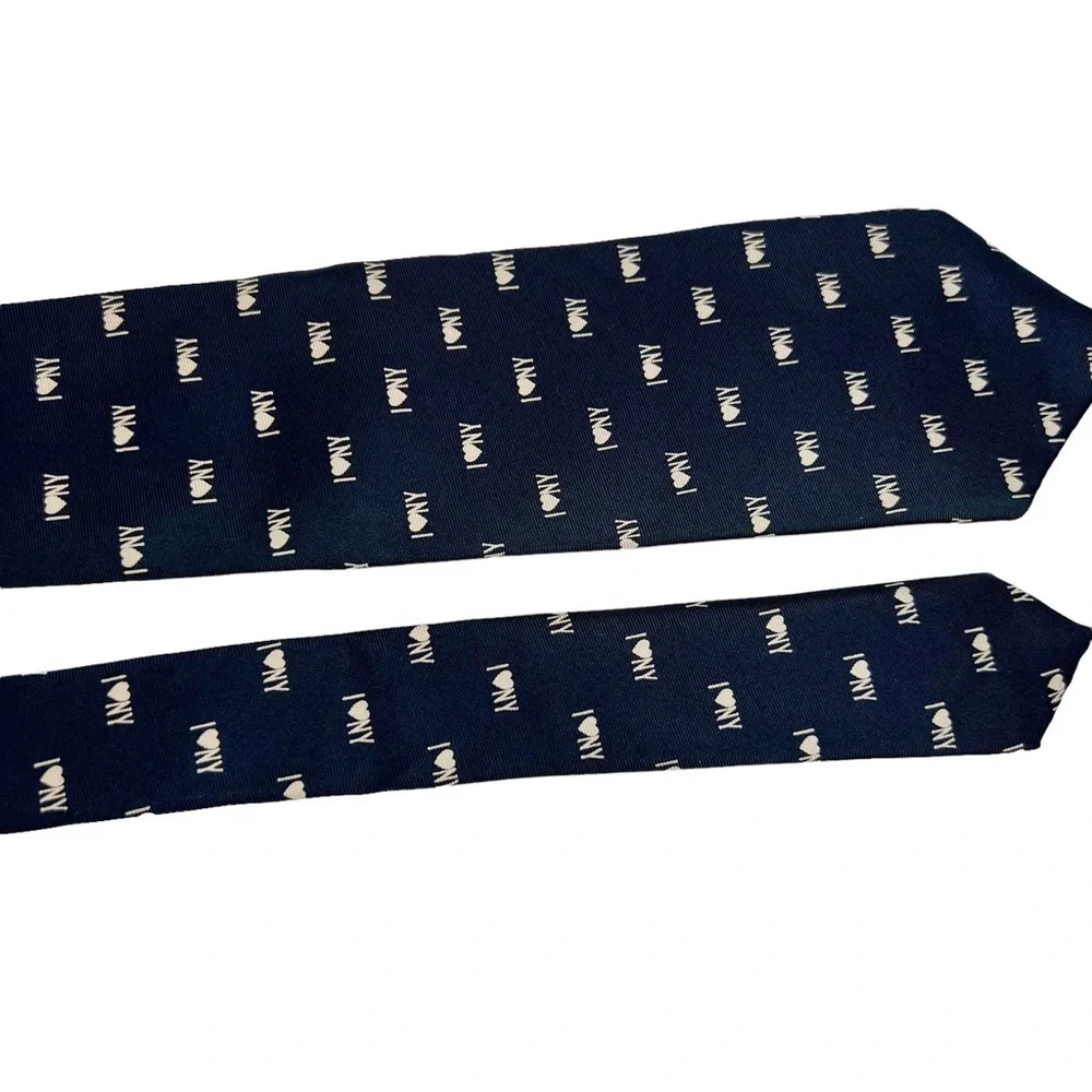 I Love NY Navy Blue Roberto Capucci Silk Men’s Necktie